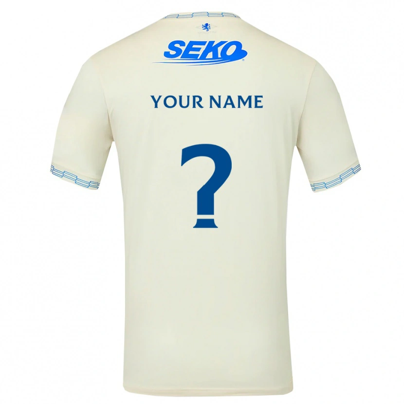 Danxen Dames Uw Naam #0 Diepblauw Wit Uitshirt Uittenue 2026/27 T-Shirt
