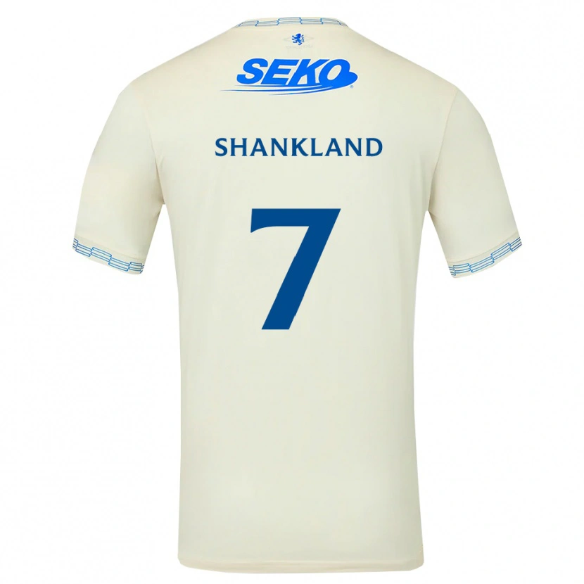 Danxen Dames Lawrence Shankland #7 Diepblauw Wit Uitshirt Uittenue 2026/27 T-Shirt