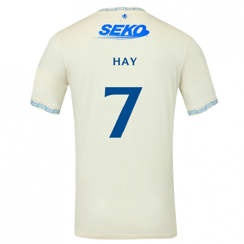Danxen Dames Brogan Hay #7 Diepblauw Wit Uitshirt Uittenue 2026/27 T-Shirt