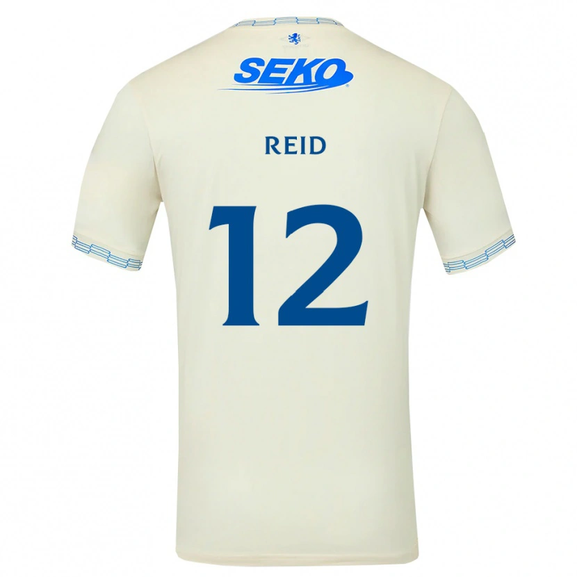 Danxen Dames James Reid #12 Diepblauw Wit Uitshirt Uittenue 2026/27 T-Shirt