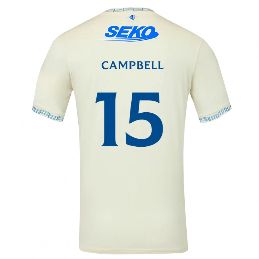Danxen Dames Connor Campbell #15 Diepblauw Wit Uitshirt Uittenue 2026/27 T-Shirt