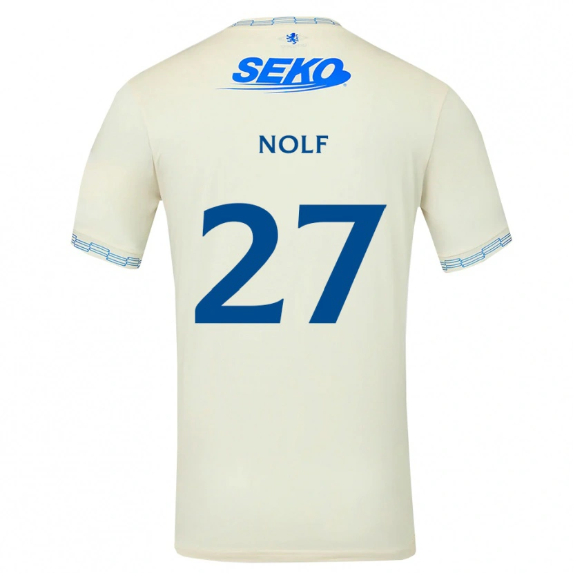 Danxen Dames Madeline Nolf #27 Diepblauw Wit Uitshirt Uittenue 2026/27 T-Shirt