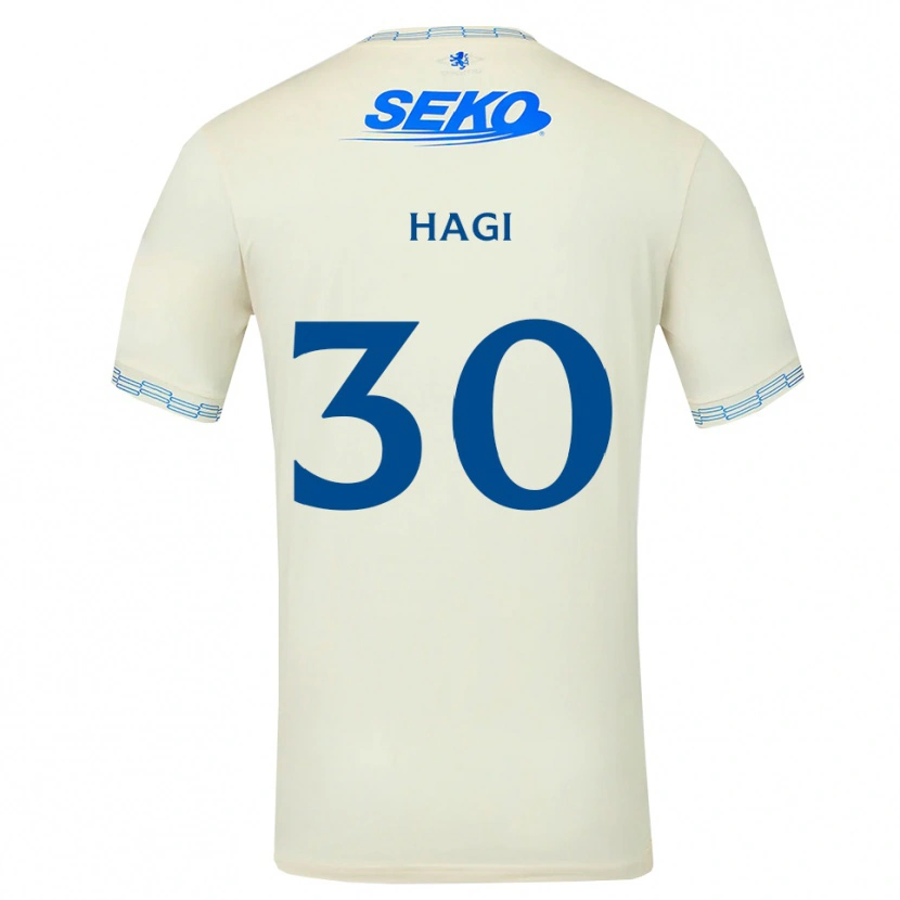 Danxen Dames Ianis Hagi #30 Diepblauw Wit Uitshirt Uittenue 2026/27 T-Shirt