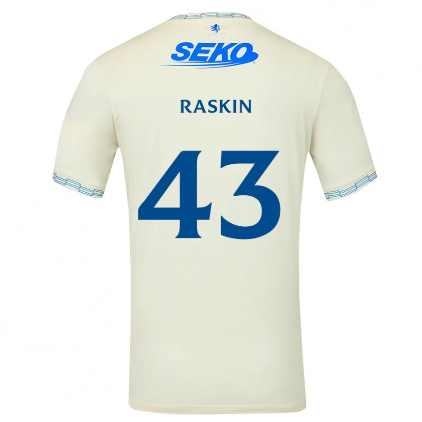Danxen Dames Nicolas Raskin #43 Diepblauw Wit Uitshirt Uittenue 2026/27 T-Shirt
