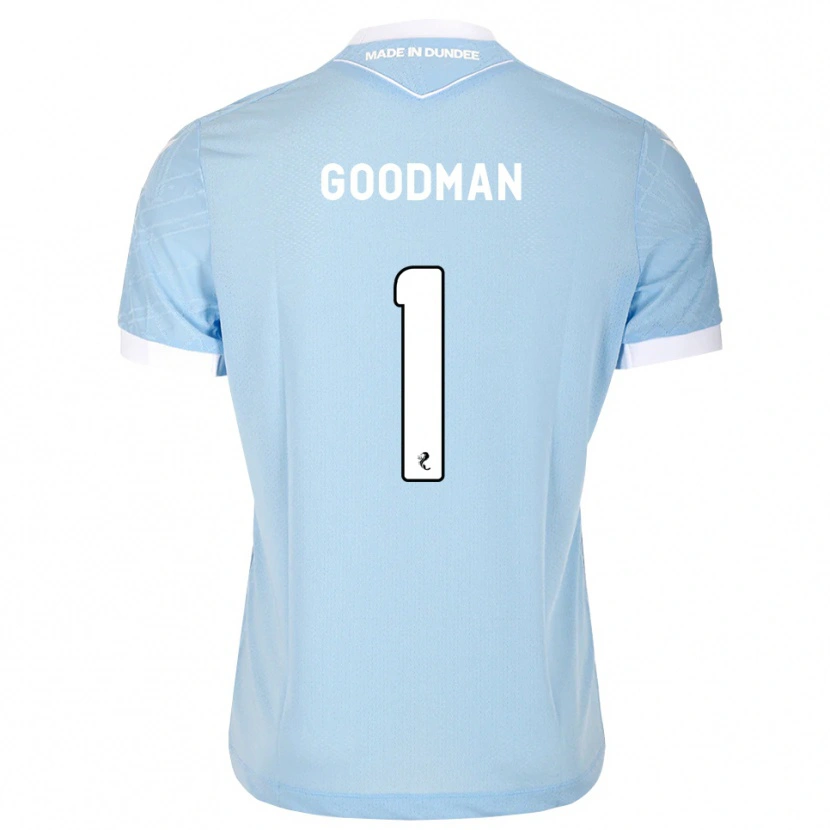 Danxen Dames Owen Goodman #1 Lichthemelsblauw Wit Uitshirt Uittenue 2026/27 T-Shirt