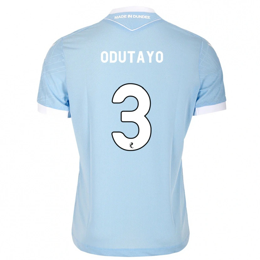 Danxen Dames Idris Odutayo #3 Lichthemelsblauw Wit Uitshirt Uittenue 2026/27 T-Shirt