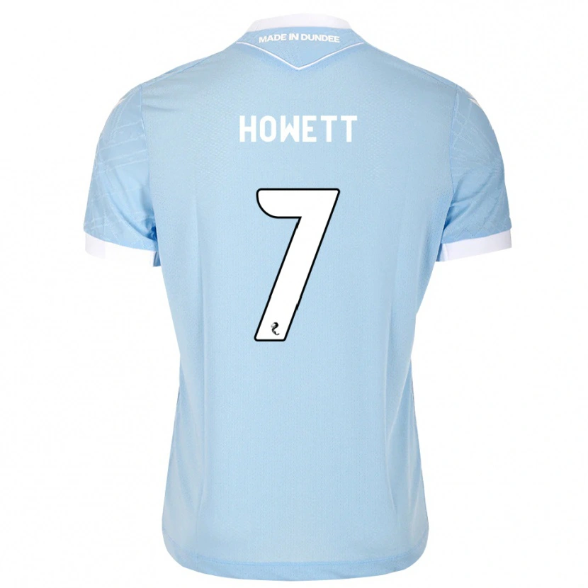 Danxen Dames Leo Howett #7 Lichthemelsblauw Wit Uitshirt Uittenue 2026/27 T-Shirt