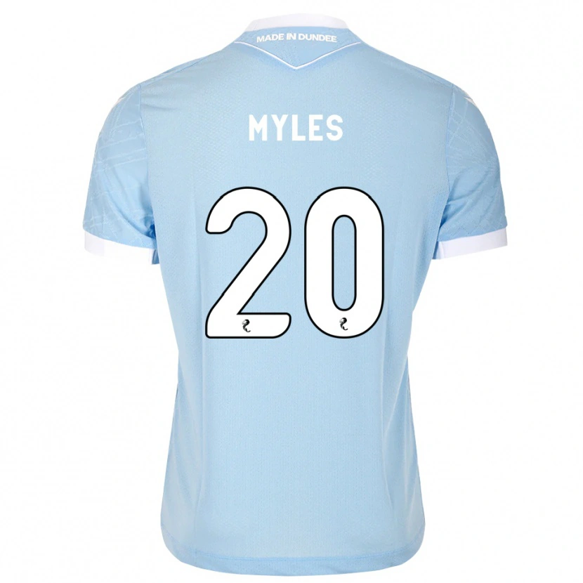 Danxen Dames Logan Myles #20 Lichthemelsblauw Wit Uitshirt Uittenue 2026/27 T-Shirt