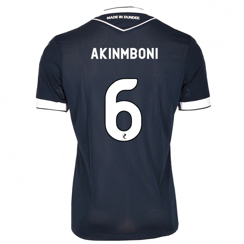 Danxen Dames Matai Akinmboni #6 Midnightblue Wit Thuisshirt Thuistenue 2026/27 T-Shirt
