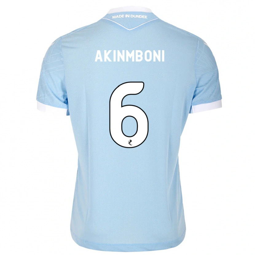 Danxen Dames Matai Akinmboni #6 Lichthemelsblauw Wit Uitshirt Uittenue 2026/27 T-Shirt