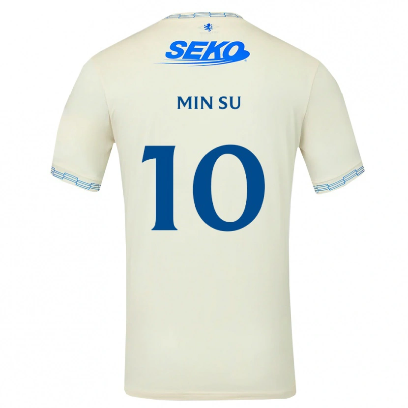 Danxen Dames Min-Su Kim #10 Diepblauw Wit Uitshirt Uittenue 2026/27 T-Shirt
