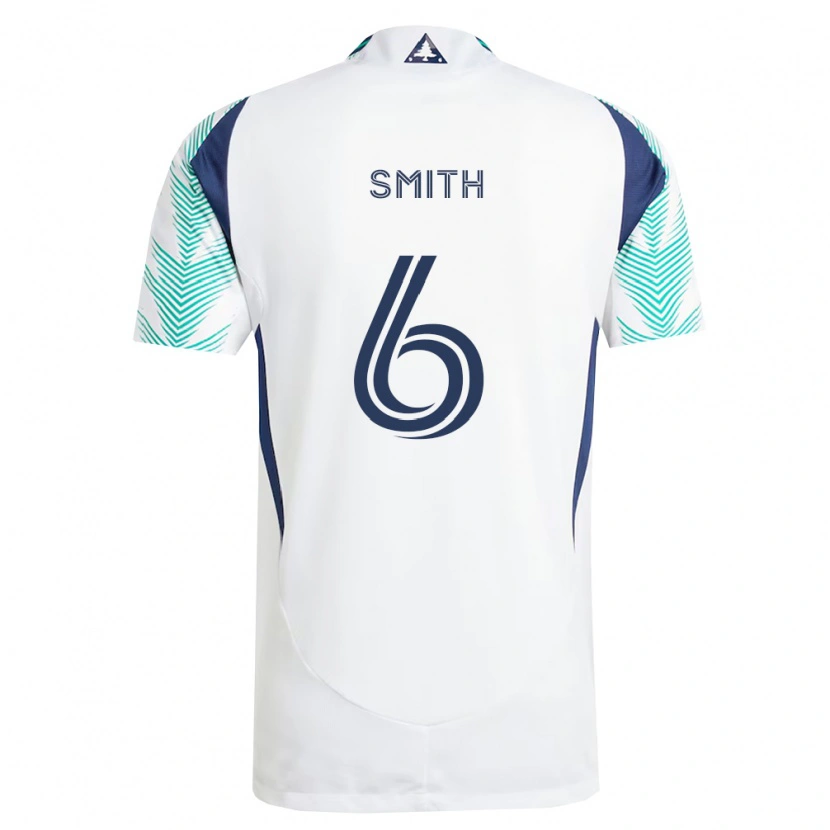 Danxen Dames Tylon Smith #6 Wit Marineblauw Lichtgroen Uitshirt Uittenue 2026/27 T-Shirt