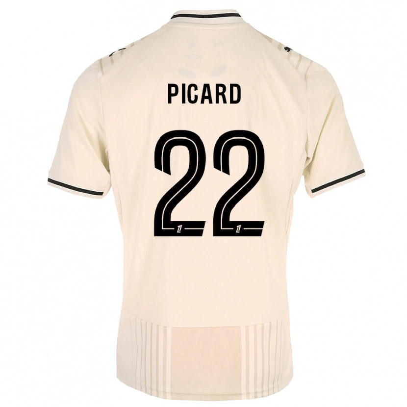 Danxen Kinderen Hugo Picard #22 Oldlace Zwart Antiquewhite Uitshirt Uittenue 2026/27 T-Shirt