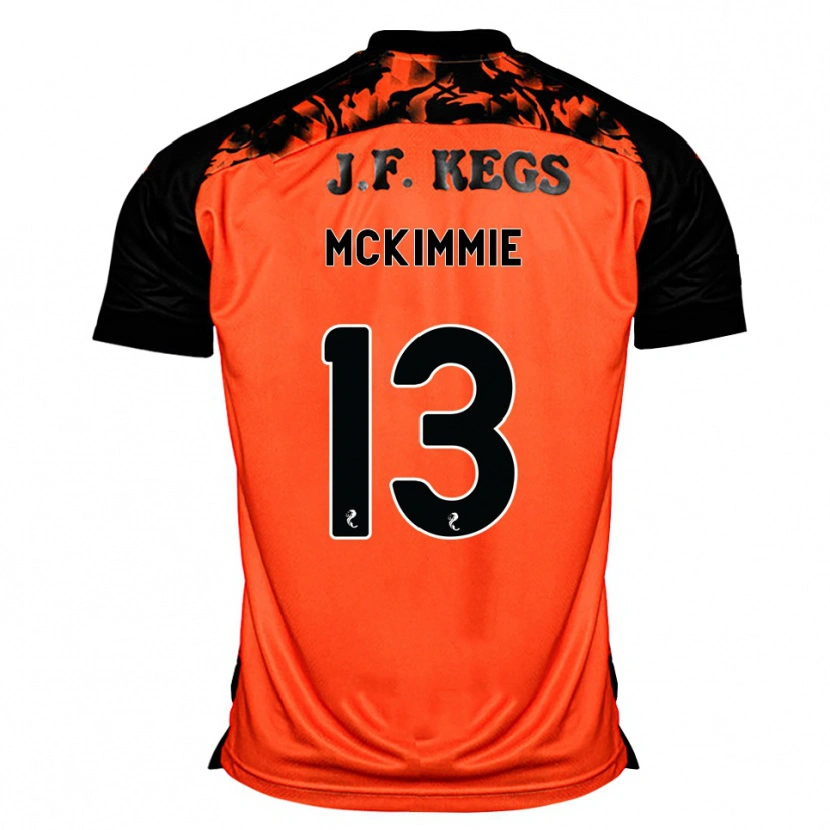 Danxen Kinderen Aiden Mckimmie #13 Oranje Zwart Wit Thuisshirt Thuistenue 2026/27 T-Shirt