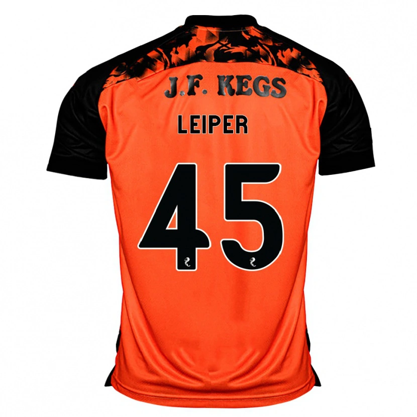 Danxen Kinderen Cohen Leiper #45 Oranje Zwart Wit Thuisshirt Thuistenue 2026/27 T-Shirt