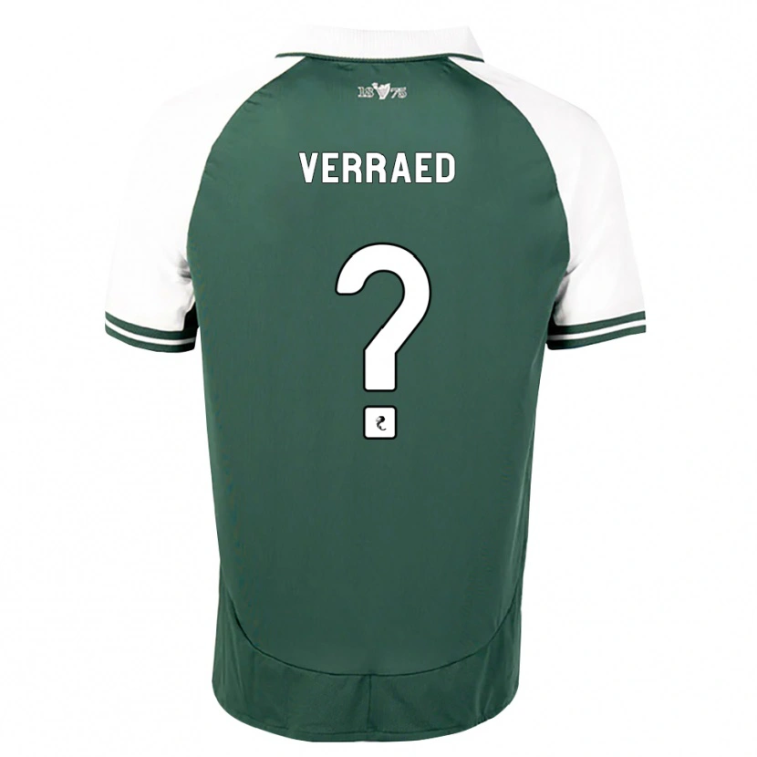 Danxen Kinderen Henry Verraed #0 Zeegroen Wit Thuisshirt Thuistenue 2026/27 T-Shirt