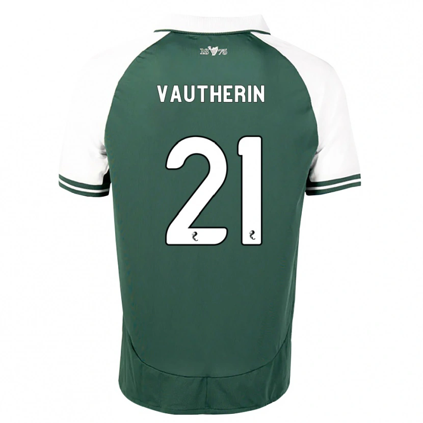 Danxen Kinderen Sam Vautherin #21 Zeegroen Wit Thuisshirt Thuistenue 2026/27 T-Shirt