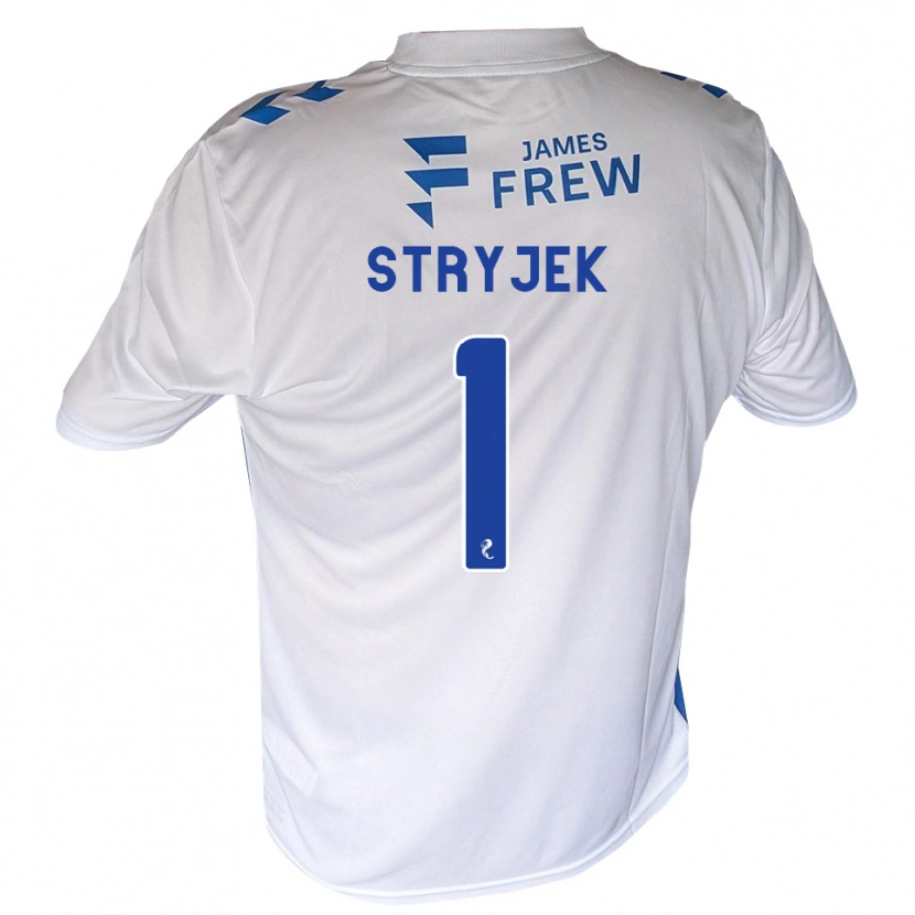 Danxen Kinderen Maksymilian Stryjek #1 Koningsblauw Wit Thuisshirt Thuistenue 2026/27 T-Shirt