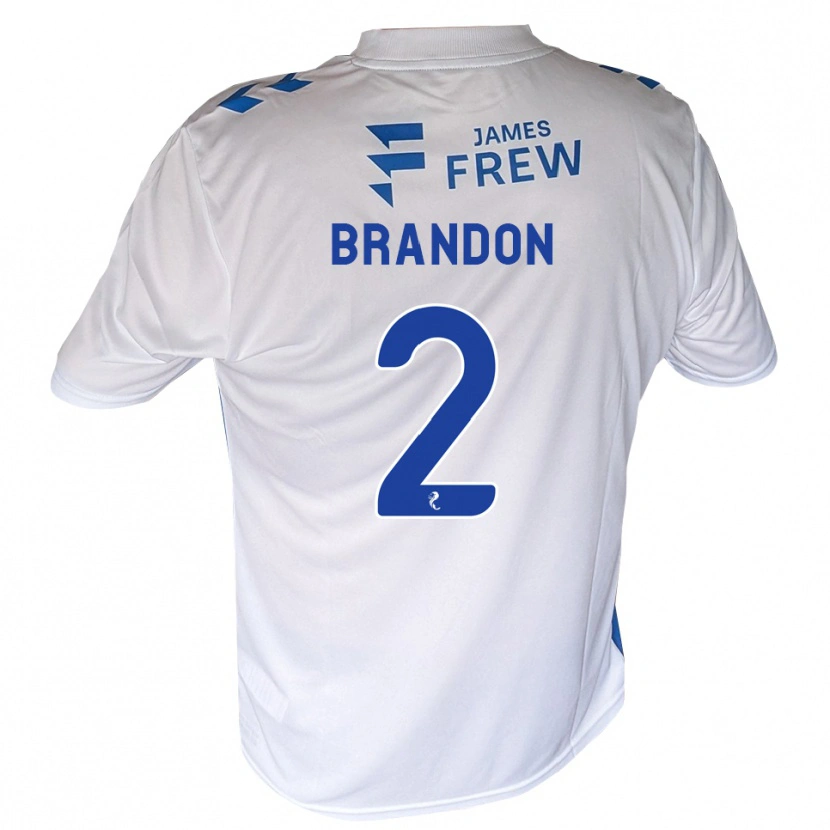Danxen Kinderen Jamie Brandon #2 Koningsblauw Wit Thuisshirt Thuistenue 2026/27 T-Shirt