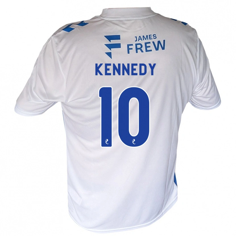 Danxen Kinderen Matty Kennedy #10 Koningsblauw Wit Thuisshirt Thuistenue 2026/27 T-Shirt