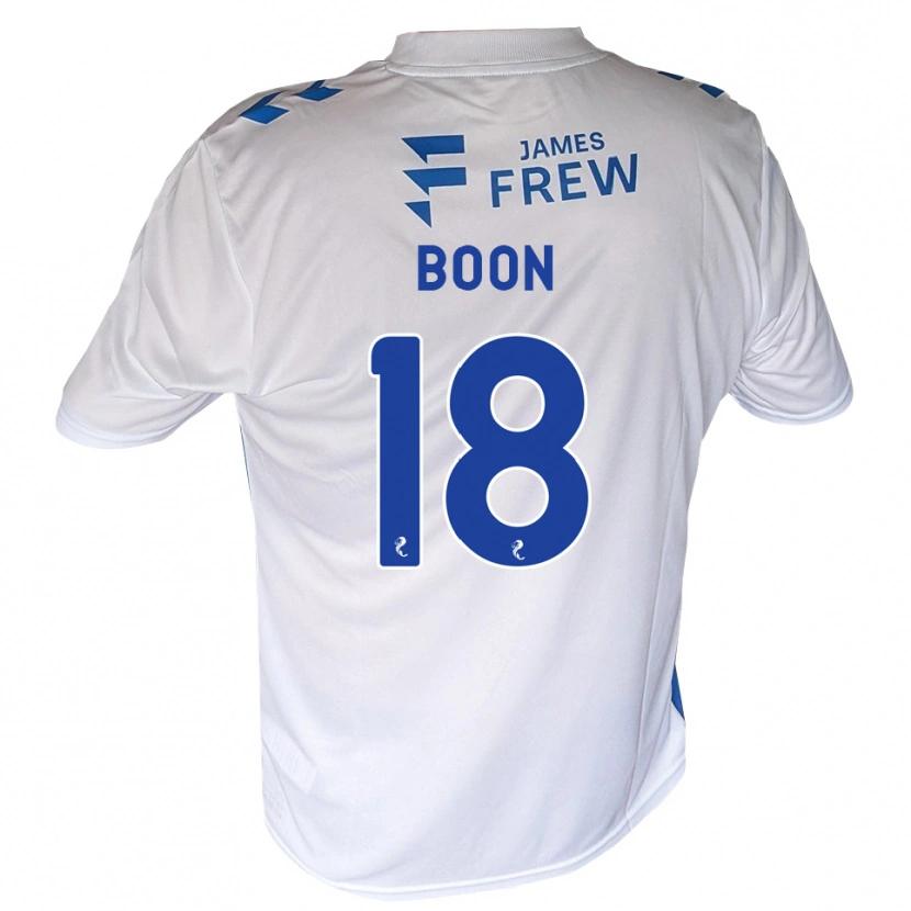 Danxen Kinderen Aiden Boon #18 Koningsblauw Wit Thuisshirt Thuistenue 2026/27 T-Shirt