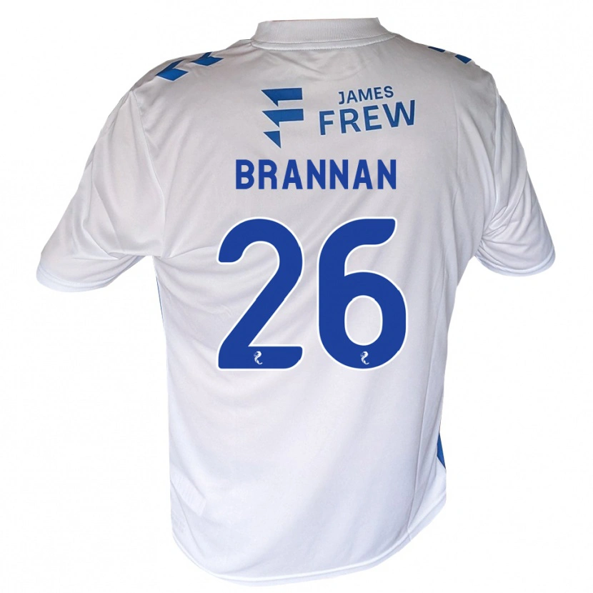 Danxen Kinderen Ben Brannan #26 Koningsblauw Wit Thuisshirt Thuistenue 2026/27 T-Shirt