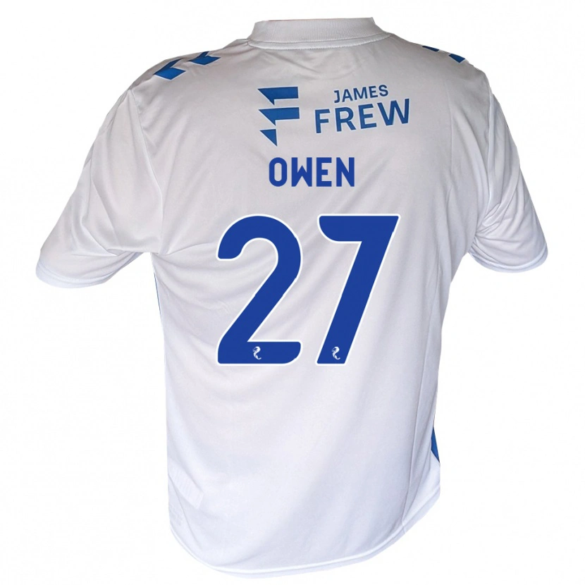 Danxen Kinderen Ieuan Owen #27 Koningsblauw Wit Thuisshirt Thuistenue 2026/27 T-Shirt