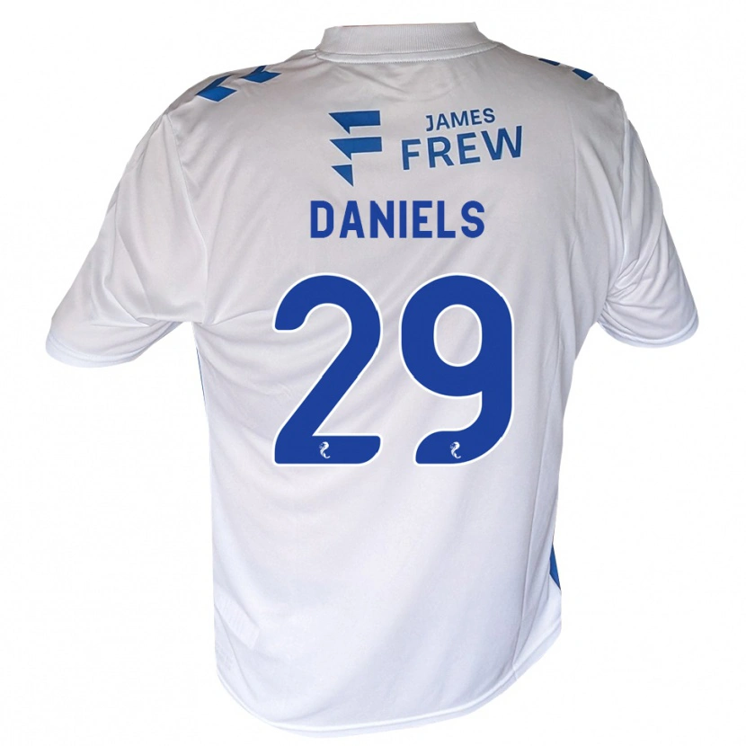 Danxen Kinderen Djenairo Daniels #29 Koningsblauw Wit Thuisshirt Thuistenue 2026/27 T-Shirt