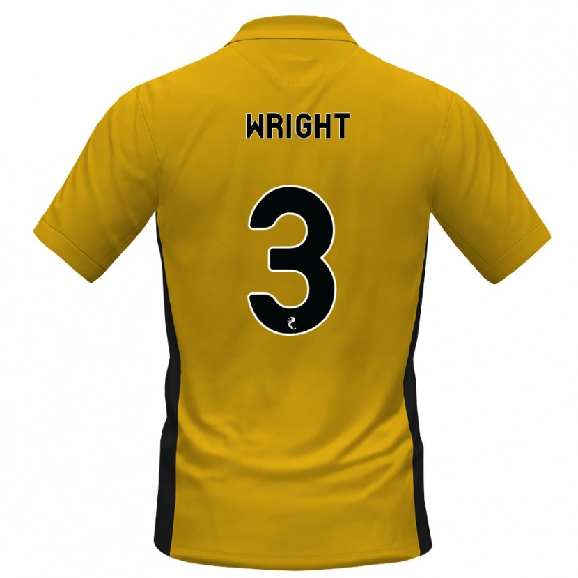 Danxen Kinderen Duncan Wright #3 Oranje Zwart Thuisshirt Thuistenue 2026/27 T-Shirt