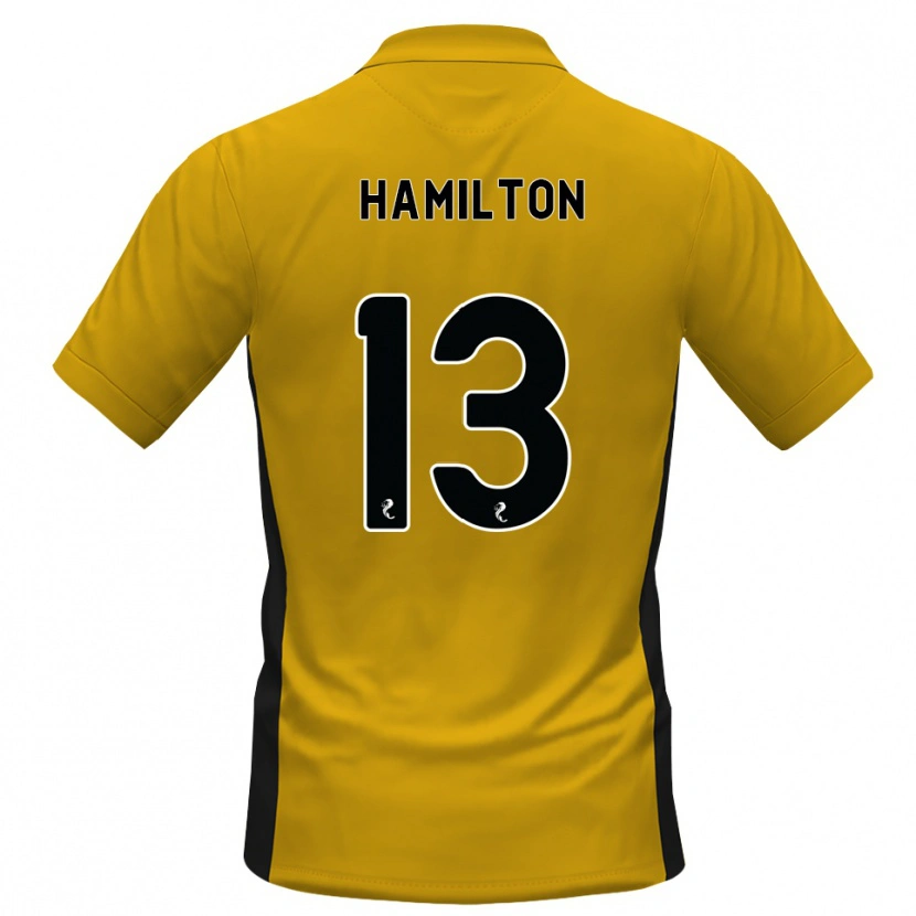 Danxen Kinderen Jack Hamilton #13 Oranje Zwart Thuisshirt Thuistenue 2026/27 T-Shirt