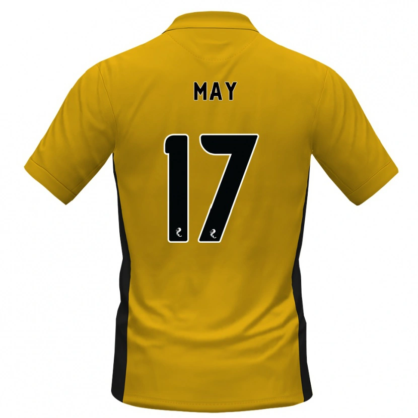 Danxen Kinderen Stevie May #17 Oranje Zwart Thuisshirt Thuistenue 2026/27 T-Shirt