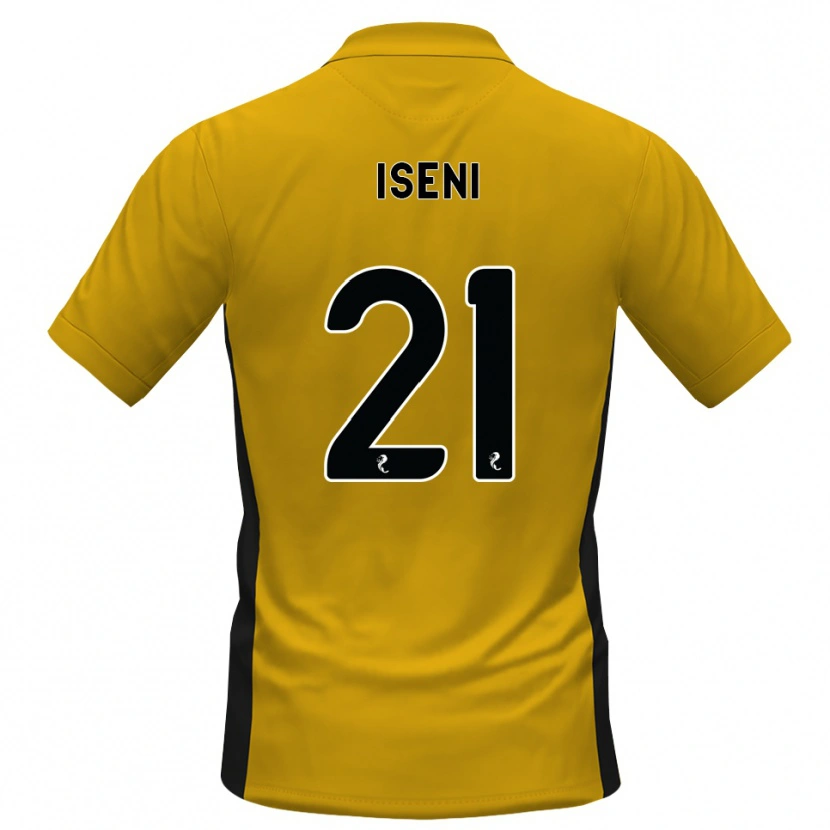 Danxen Kinderen Besir Iseni #21 Oranje Zwart Thuisshirt Thuistenue 2026/27 T-Shirt