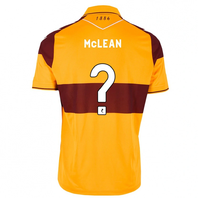 Danxen Kinderen Harry Mclean #0 Kastanjebruin Oranje Thuisshirt Thuistenue 2026/27 T-Shirt