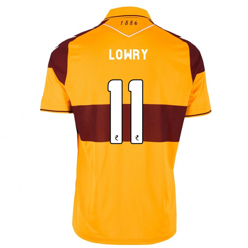 Danxen Kinderen Alex Lowry #11 Kastanjebruin Oranje Thuisshirt Thuistenue 2026/27 T-Shirt