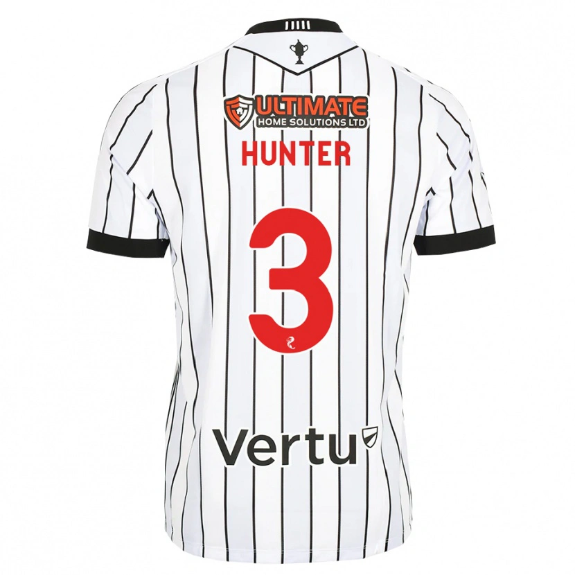 Danxen Kinderen Lyle Hunter #3 Wit Zwart Rood Thuisshirt Thuistenue 2026/27 T-Shirt