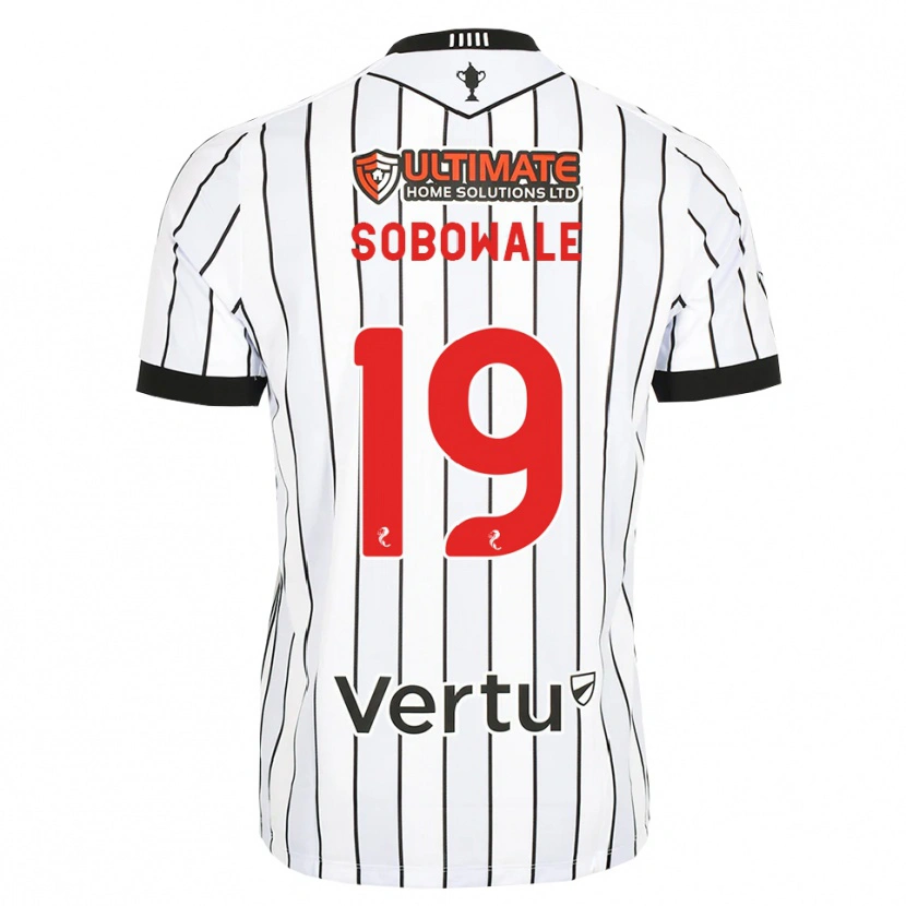 Danxen Kinderen Tunmise Sobowale #19 Wit Zwart Rood Thuisshirt Thuistenue 2026/27 T-Shirt