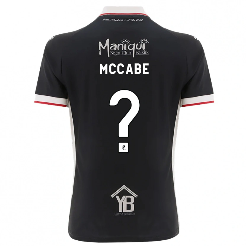 Danxen Kinderen Karen Mccabe #0 Zwart Wit Rood Thuisshirt Thuistenue 2026/27 T-Shirt
