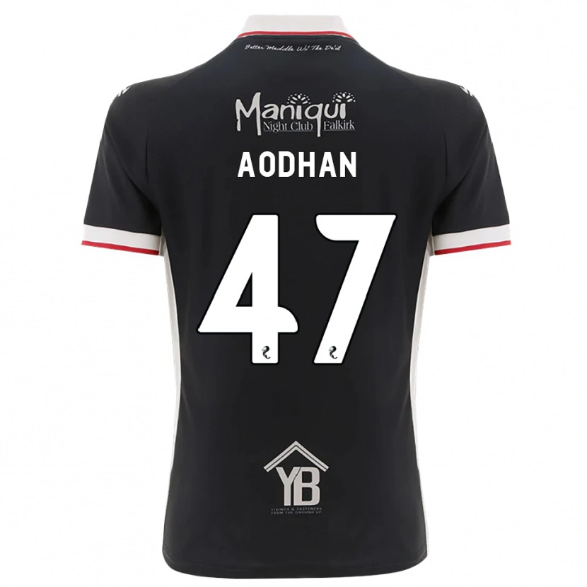 Danxen Kinderen Aodhan Doherty #47 Zwart Wit Rood Thuisshirt Thuistenue 2026/27 T-Shirt