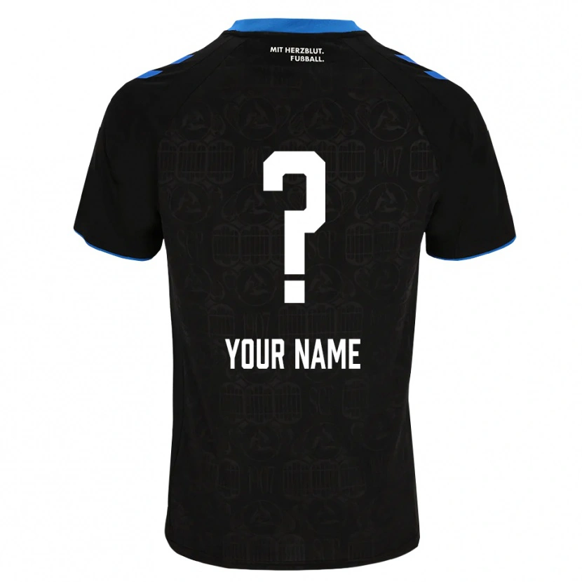Danxen Kinderen Uw Naam #0 Zwart Wit Rood Thuisshirt Thuistenue 2026/27 T-Shirt