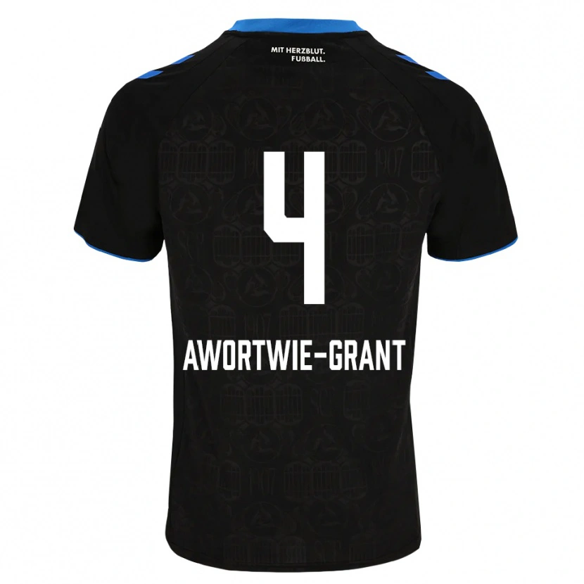 Danxen Kinderen Nyamekye Awortwie-Grant #4 Zwart Wit Rood Thuisshirt Thuistenue 2026/27 T-Shirt