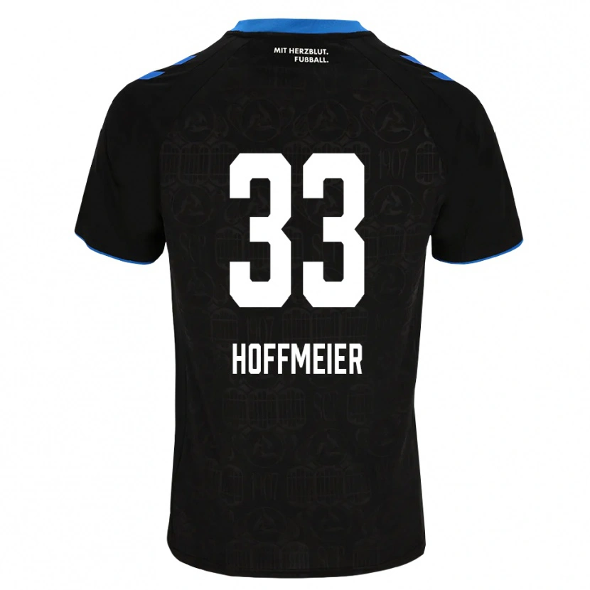Danxen Kinderen Marcel Hoffmeier #33 Zwart Wit Rood Thuisshirt Thuistenue 2026/27 T-Shirt