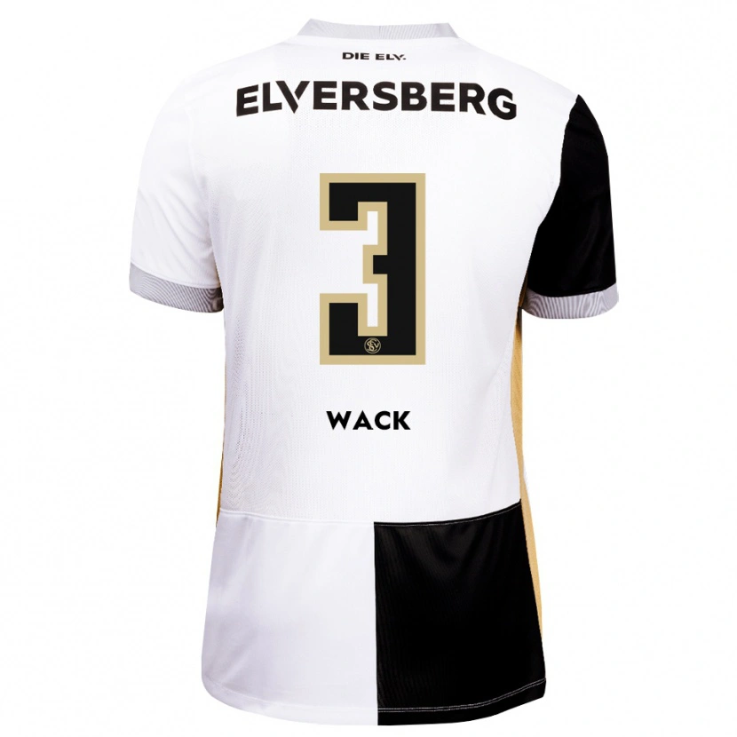 Danxen Kinderen Mathis Wack #3 Zwart Wit Bruin Thuisshirt Thuistenue 2026/27 T-Shirt