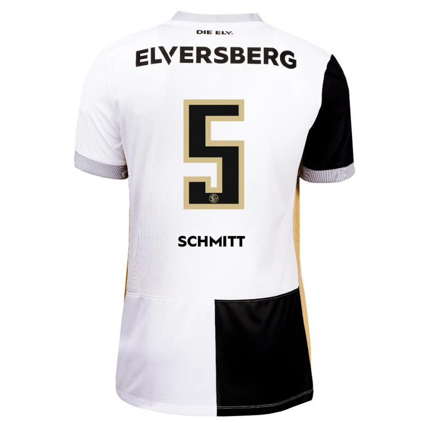 Danxen Kinderen Leon Schmitt #5 Zwart Wit Bruin Thuisshirt Thuistenue 2026/27 T-Shirt