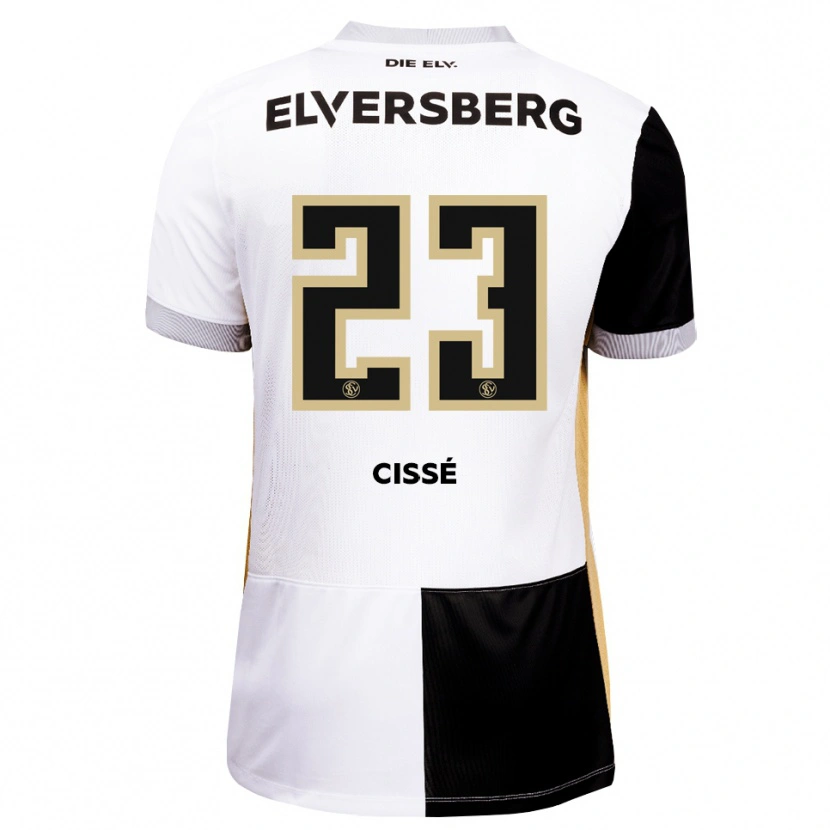 Danxen Kinderen Salif Cissé #23 Zwart Wit Bruin Thuisshirt Thuistenue 2026/27 T-Shirt