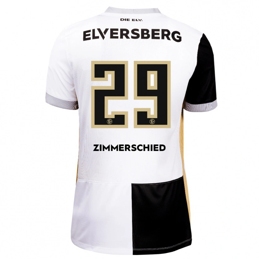 Danxen Kinderen Tom Zimmerschied #29 Zwart Wit Bruin Thuisshirt Thuistenue 2026/27 T-Shirt