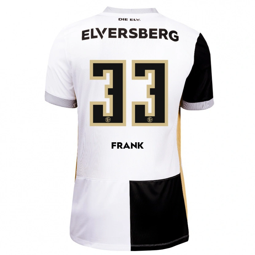 Danxen Kinderen Ronja Frank #33 Zwart Wit Bruin Thuisshirt Thuistenue 2026/27 T-Shirt