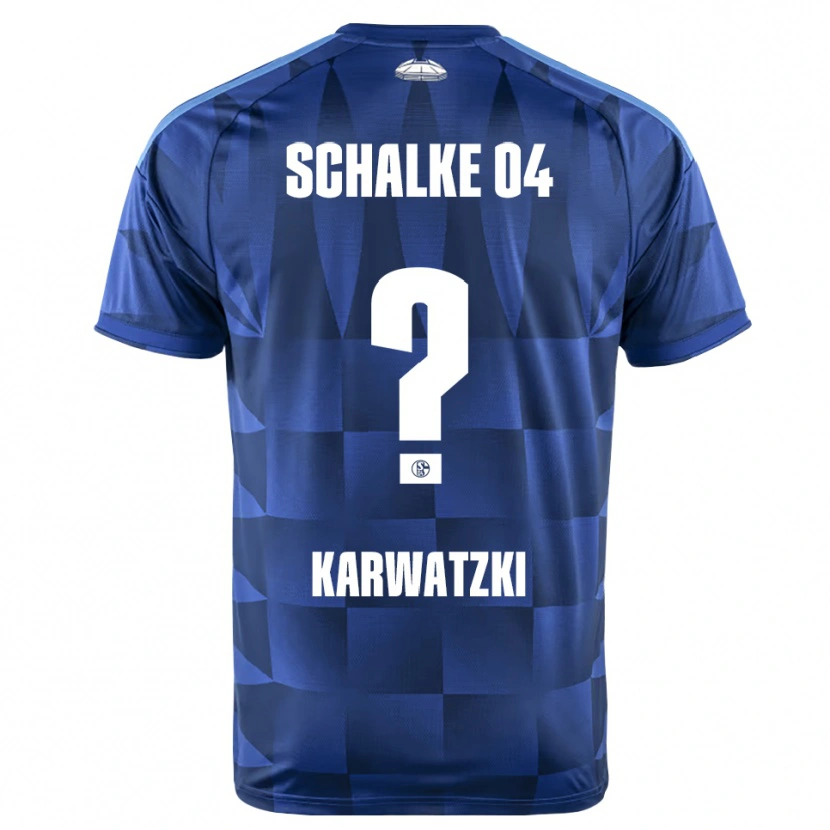 Danxen Kinderen Lucy Karwatzki #0 Donkerblauw Geel Wit Thuisshirt Thuistenue 2026/27 T-Shirt
