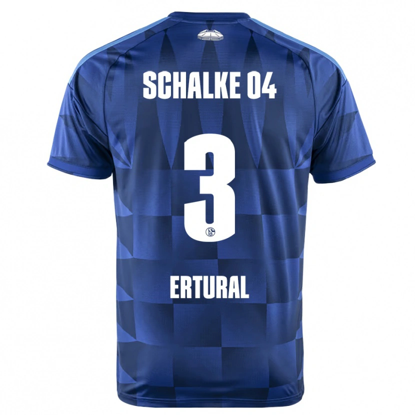 Danxen Kinderen Levin Ertural #3 Donkerblauw Geel Wit Thuisshirt Thuistenue 2026/27 T-Shirt