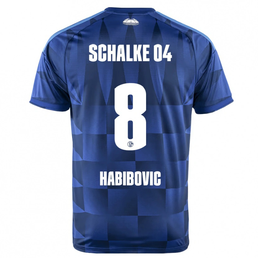 Danxen Kinderen Edina Habibovic #8 Donkerblauw Geel Wit Thuisshirt Thuistenue 2026/27 T-Shirt