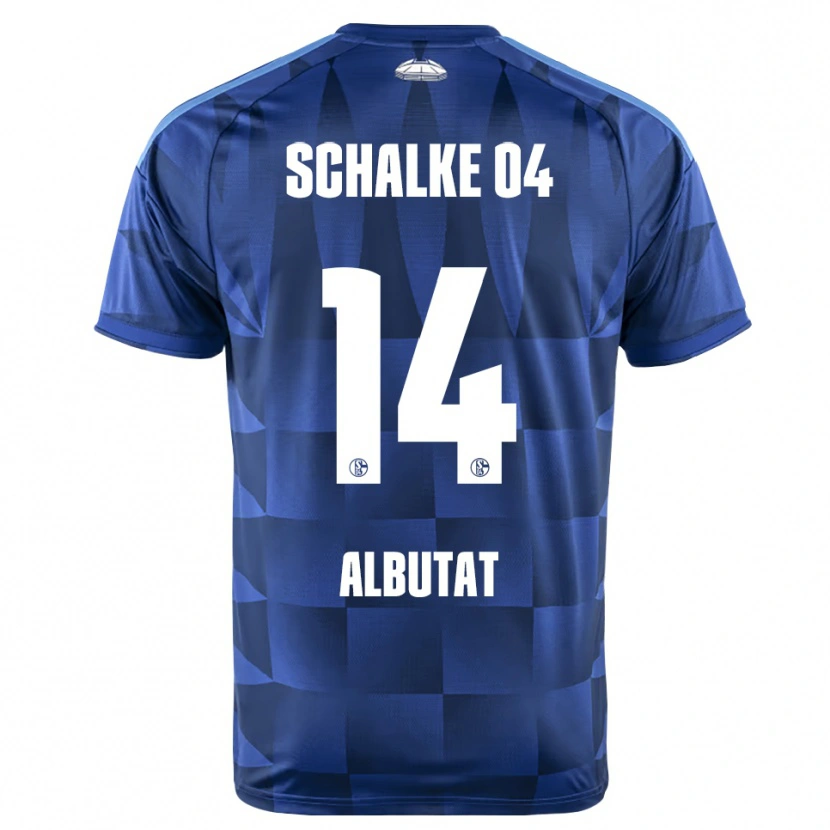 Danxen Kinderen Tim Albutat #14 Donkerblauw Geel Wit Thuisshirt Thuistenue 2026/27 T-Shirt
